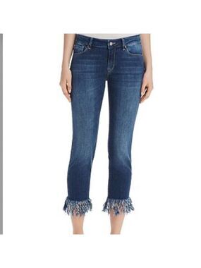Mavi Jeans Co. Kerry Ankle Mid Rise Distressed Straight Leg Size 27